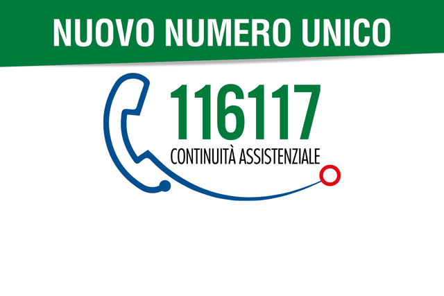 116 117 NUOVO NUMERO DI CONTINUITA' ASSISTENZIALE